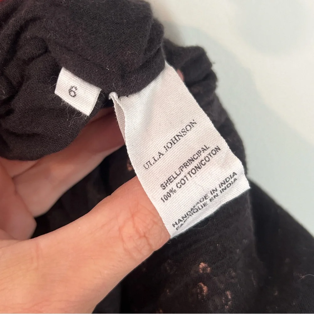 Ulla Johnson Reiko Cotton Jumpsuit in Noir 6